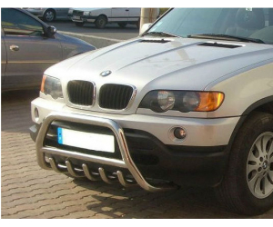  Защита переднего бампера (кенгурятник, D60) для BMW X5 2000-2006 (St-line, BMX5.00.F1-03.6)