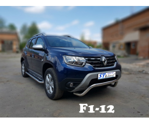  Защита переднего бампера (кенгурятник, D60) для Renault Duster 2017+ (St-line, RNDT.17.F1-12.6)