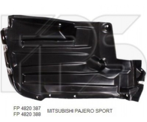  Подкрылок (перед. левый, передняя часть) для Mitsubishi Pajero Sport 2008-2015 (Fps, 4820387)