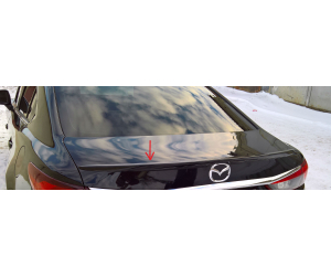  Задний спойлер (Сабля) для Mazda 6 2012+ (Lasscar, 1LS 201 612-234)