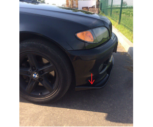  Накладка на передний бампер (элерон) для Bmw 3-series (E46) 1998-2007 (Lasscar, 1LS 201 703-201)