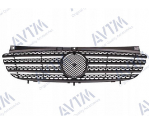  Решетка радиатора (черная) для Mercedes-Benz Vito (W639) 2003-2010 (Avtm, 183542990)