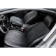  Чехлы в салон (Эко-кожа, ромб/черные) для Toyota Hilux VIII 2015+ (Seintex, 88957)