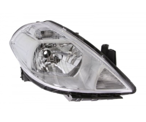  Передняя оптика (правая фара, без моторч. белый поворот) для Nissan Tiida 2007-2014 (Depo, 215-11C4R-LD-EM)