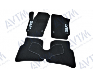  Коврики в салон (к-кт. 5 шт.) для Seat Ibiza 2008+ (Avtm, BLCCR1549)