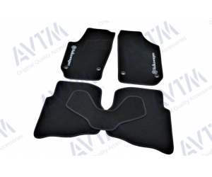  Коврики в салон (к-кт. 5 шт.) для Volkswagen Polo 2001-2008 (Avtm, BLCCR1679)