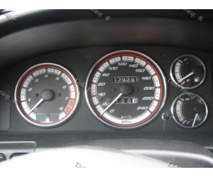  Кольца в щиток приборов (алюм., 4 шт.) для Mazda 323F 1994-1998 (Dido-tuning, 21maz323)