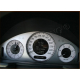 Кольца в щиток приборов (алюм., 3 шт.) для Mercedes-Benz E-class (W211) 2002-2009 (Dido-tuning, 11merc211)
