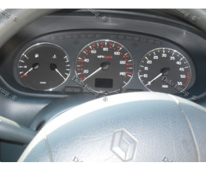  Кольца в щиток приборов (алюм., 3 шт.) для Renault Clio/Megane/Scenic/Thala/Kangoo 2003-2009 (Dido-tuning, 11renscen)