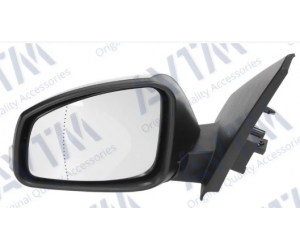  Зеркало боковое в сборе (левое, электр., асферич., обогрев., грунт.,+поворот) для Renault Megane III 2009+ (Avtm, 186139232)