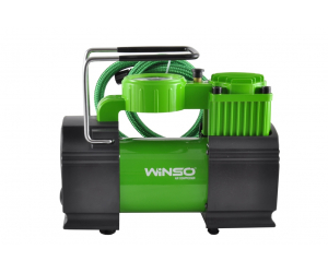  Компрессор Winso (10 Атм, 40 л/мин. 180Вт., кабель 1м., шланг 3м., LED-фонарь, спускной клапан) (Winso, 130000)