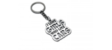  Брелок STEEL для ключей I Love Girls who Like Cars (Awa, steel-ILGWLC)
