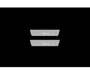  Накладки на пороги (Static, зад., с Led подсветкой) для Audi A4 (B8) 2007-2016 (OPdesign, DHLS-STA-AU-A4-B8-A4-S4Z)