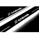  Накладки на пороги (Static, перед., с Led подсветкой, Hamann) для Bmw X6 (E71) 2008-2015 (OPdesign, DHLS-STA-BM-X6E71-HAM)