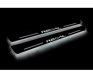  Накладки на пороги (Static, перед., с Led подсветкой) для Buick Regal V 2008-2017 (OPdesign, DHLS-STA-BUI-REG-5)