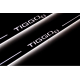  Накладки на пороги (Static, перед., с Led подсветкой) для Chery Tiggo 8 2018+ (OPdesign, DHLS-STA-cher-tig8)
