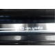  Накладки на пороги (Static, с Led подсветкой) для Citroen C-Elysee 2012+ (OPdesign, DHLS-STA-CIT-EL)