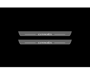 Накладки на пороги (Static, с Led подсветкой) для Citroen C5 II 2008+ (OPdesign, DHLS-STA-CIT-C5)