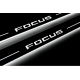  Накладки на пороги (Static, перед., с Led подсветкой) для Ford Focus IV 2018+ (OPdesign, DHLS-STA-FD-FOC4)