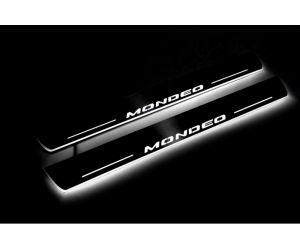  Накладки на пороги (Static, с Led подсветкой) для Ford Mondeo V 2014+ (OPdesign, DHLS-STA-FD-MOND-5)