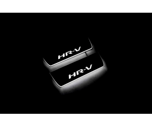  Накладки на пороги (Static, зад., с Led подсветкой) для Honda HR-V II 2013+ (OPdesign, DHLS-STA-HD-HRV2-Z)