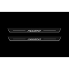  Накладки на пороги (Static, с Led подсветкой) для Hyundai Accent 2017+ (OPdesign, DHLS-STA-HY-ACC-17)