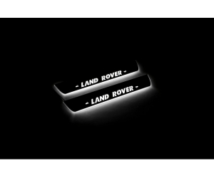  Накладки на пороги (Static, зад., с Led подсветкой) для Land Rover Discovery III 2004-2009 (OPdesign, DHLS-STA-LR-DISC4-Z-LR)