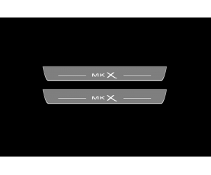 Накладки на пороги (Static, с Led подсветкой) для Lincoln Mkx II 2016-2018 (OPdesign, DHLS-STA-LINC-MKX2)