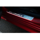  Накладки на пороги (Static, перед., с Led подсветкой) для Mitsubishi Lancer X 2007+ (OPdesign, DHLS-STA-MIT-LANX)