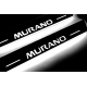  Накладки на пороги (Static, зад., с Led подсветкой) для Nissan Murano III 2014+ (OPdesign, DHLS-STA-NIS-MUR3Z)