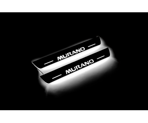  Накладки на пороги (Static, зад., с Led подсветкой) для Nissan Murano III 2014+ (OPdesign, DHLS-STA-NIS-MUR3Z)