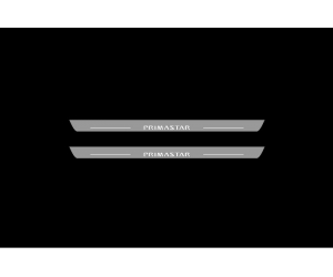  Накладки на пороги (Static, с Led подсветкой) для Nissan Primastar 2001-2014 (OPdesign, DHLS-STA-NIS-PRIM)