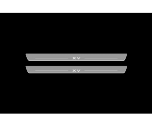  Накладки на пороги (Static, с Led подсветкой) для Subaru XV I 2011-2017 (OPdesign, DHLS-STA-SUB-XV1)