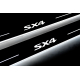  Накладки на пороги (Static, перед., с Led подсветкой) для Suzuki SX4 II 2013+ (OPdesign, DHLS-STA-SUZ-SX4-13)