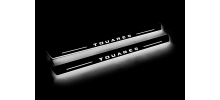  Накладки на пороги (Static, перед., с Led подсветкой) для Volkswagen Touareg III 2018+ (OPdesign, DHLS-STA-VW-TOU3)