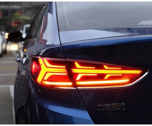  Задняя светодиодная оптика (задние фонари) для Hyundai Sonata (LF) 2017+ (Junyan, CPHYSN17TLR)