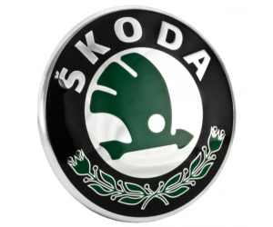  Оригинальная эмблема (шильдик, диаметр 79мм.) для Skoda Octavia Tour/Octavia A5/Felicia/Fabia/Roomster 1996+ (Vag, 1U0853621CMEL)