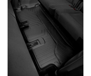  Коврик в салон (с бортиком, задние, черные, 3 ряд) для Land Rover Discovery 5 2017-2020 (Weathertech, 444807)