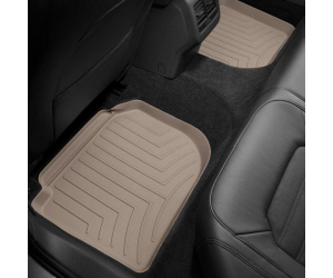  Коврик в салон (с бортиком, задние, бежевые) для Volkswagen Passat (B7/B8) Usa 2012+ (Weathertech, 453842)