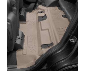  Коврик в салон (с бортиком, задние, бежевые, 3 ряд) для Cadillac Escalade 2015-2020 (Weathertech, 456075)