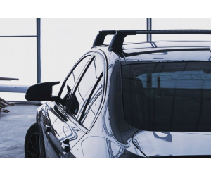  Поперечины на гладкую крышу (Turtle Air3, сер., с ключем, 2шт.) для Volkswagen Multivan (T5) Van 2003-2015 (Can-Otomotiv, MC03006-1818S)