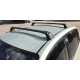  Поперечины на гладкую крышу (Turtle Air3, черн., с ключем, 2шт.) для Volkswagen Caddy Van 2003+ (Can-Otomotiv, MC03001-8686B)