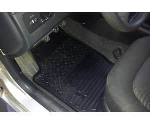  Оригинальные коврики в салон (к-кт 4 шт.) для Skoda Fabia 1999-2007 (Vag, DCC400001)