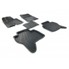   Коврики 3D в салон (3D-EVA, чёрные, 5шт) для Mitsubishi Pajero 2006+ (Seintex, 95323)