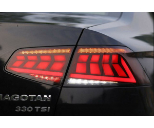  Задняя светодиодная оптика (задние фонари) для Volkswagen Passat (B8) 2016+ (Junyan, CPVWPS8TL)