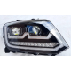  Передняя альтернативная оптика (Full Led) с динамическими поворотниками для Volkswagen Amarok 2009+ (Junyan, ZHVWAR09FL)