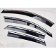  Дефлекторы окон (с молдингом из нерж. стали) для Hyundai Sonata DN 2020+  (Asp, BHYST2023-W/S)
