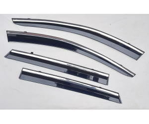  Дефлекторы окон (с молдингом из нерж. стали) для Hyundai Tucson L 2021+  (Asp, BHYTS2123-W/S)