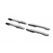  НАКЛАДКИ НА ДВЕРНЫЕ РУЧКИ (НЕРЖ., 4 ШТ.) ДЛЯ HONDA CIVIC SD 2006-2011 (CARMOS, 6458375)