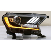   Передняя альтернативная оптика (c Дхо, Full LED) для Ford Ranger T7 2015+ (Junyan, ZWHFDRG15MUSFL)